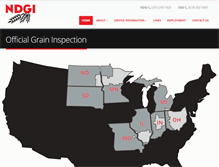 Tablet Screenshot of graininspection.com